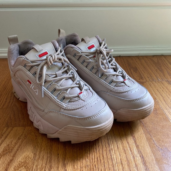 fila disruptor pale pink